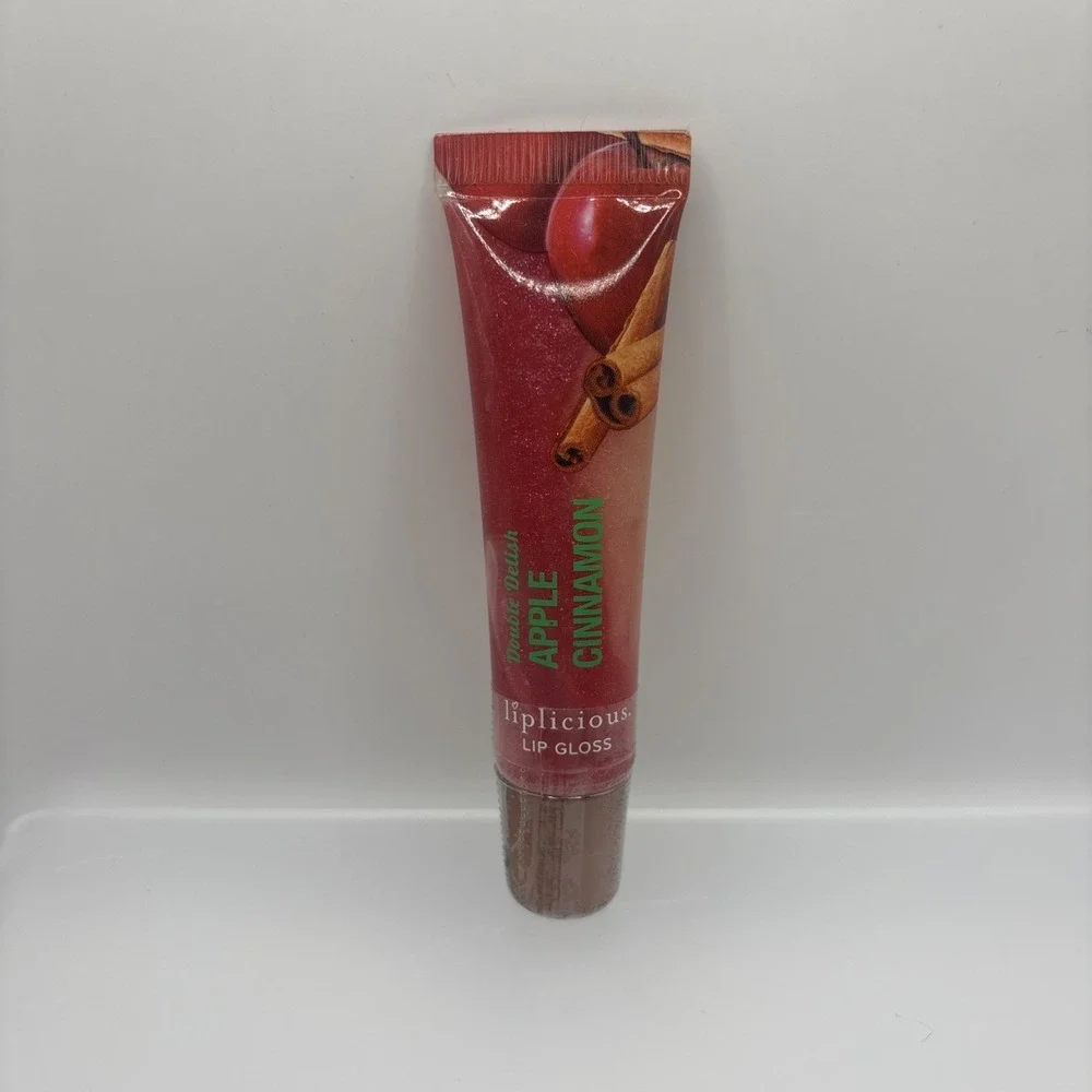 Bath & Body Works Liplicious Double Delish Apple Cinnamon Lip Gloss 0.47 Rare